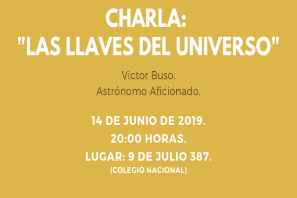 Charla sobre astronomía en la escuela Luisa Raimondi de Barreiro