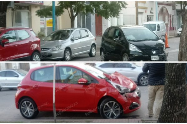 Autos resultaron dañados en accidentes de tránsito