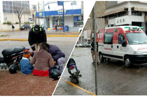 Dos accidentes de tránsito en la zona céntrica