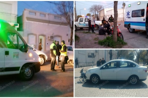 Motociclistas lesionados en accidentes de tránsito