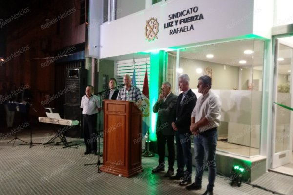 Luz y Fuerza inauguró una nueva sede gremial