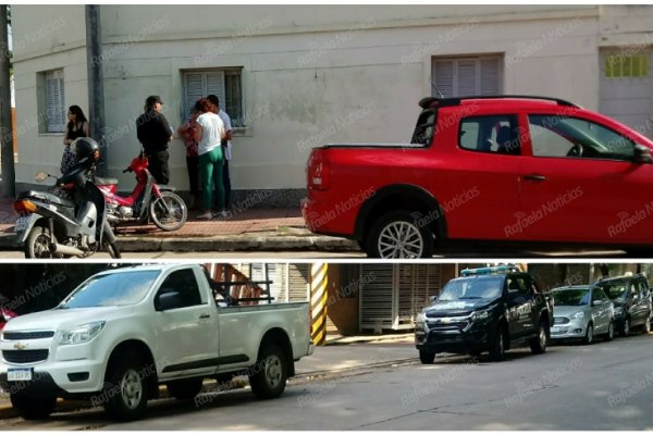 Choque de motos con camionetas