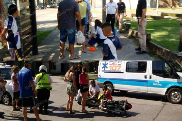 Motociclistas lesionados en accidentes de tránsito