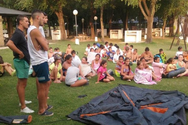 Se realizó el campamento para los colonos más grandes