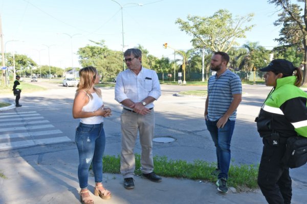 Se pusieron en funcionamiento los semáforos de Roca y avenida 500 Millas