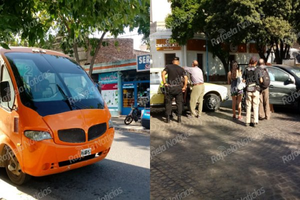 Accidentes en la zona céntrica con lesionadas