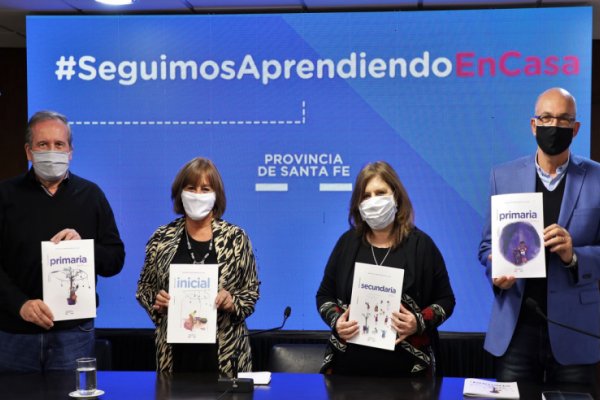 Presentaron cuadernos educativos para Inicial, Primario y Secundario