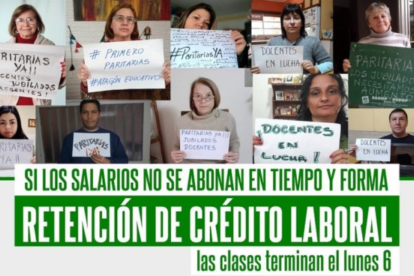 Retención de crédito laboral si no se abonan los haberes