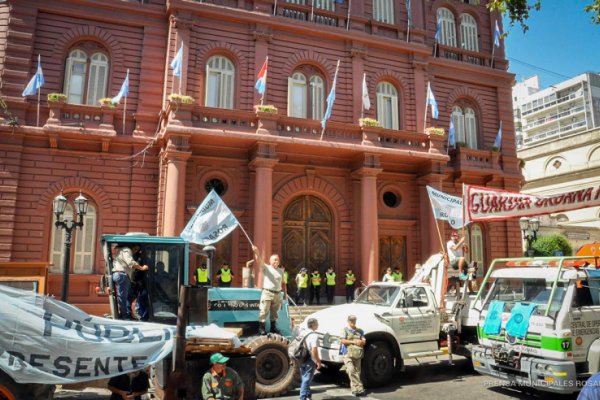 Municipales resolvieron una jornada de protesta de 24 horas