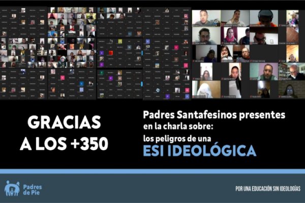 Más de 350 padres se capacitaron sobre la ESI e infiltrados agreden a padres y expositor