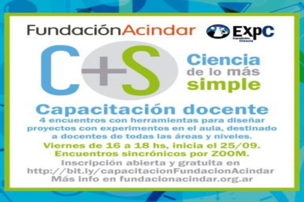 Capacitación Docente “Ciencia de lo más Simple (C+S)”