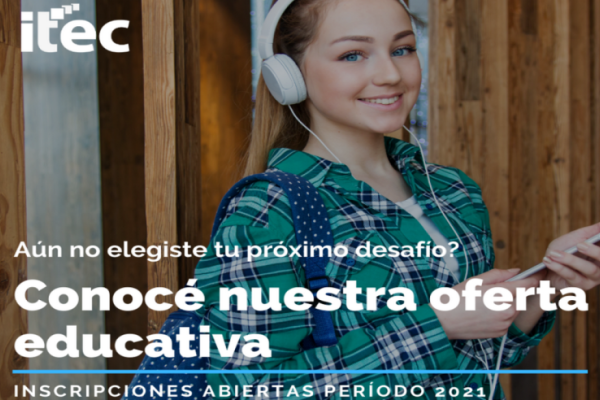 Inscripciones Abiertas en ITEC Rafaela 2021