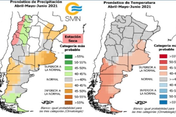 Tendremos un trimestre con lluvias y temperaturas normales