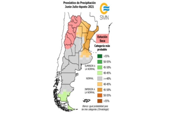 Temperaturas normales y algunas precipitaciones para el invierno