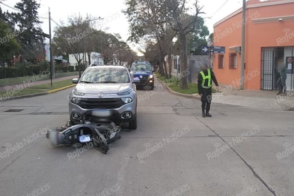 Motociclistas heridos en dos accidentes