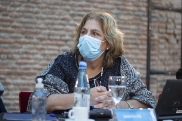 Martorano junto a Carla Vizzotti en el Consejo Federal de Salud