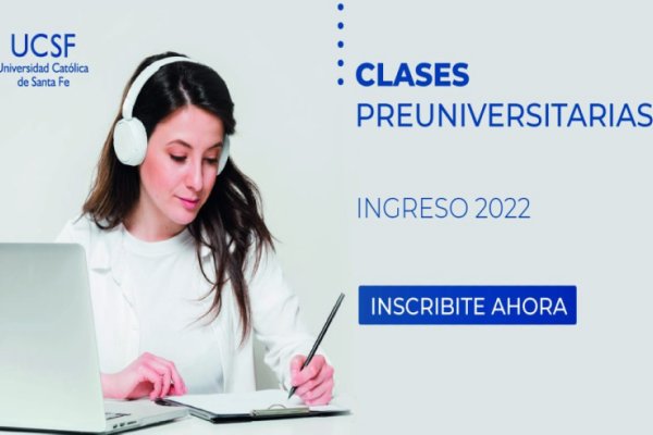 Ingreso 2022: Comienzan las clases preuniversitarias online de la UCSF