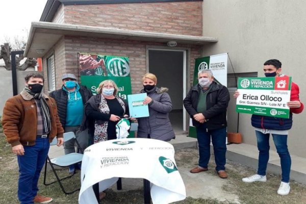 Programa ATE Vivienda:  5 nuevos trabajadores con casa propia