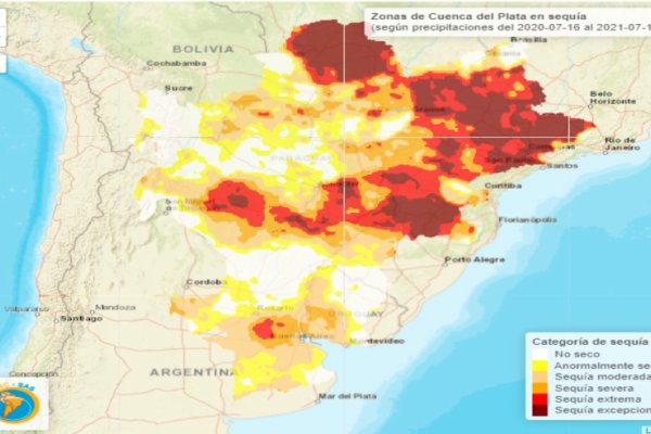 Preocupa la bajante histórica del Paraná