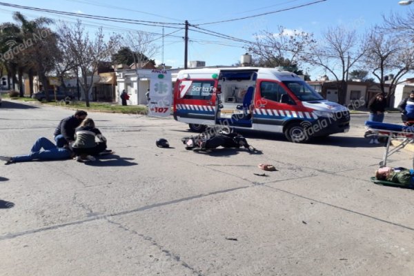 Dos heridos tras un grave accidente de tránsito