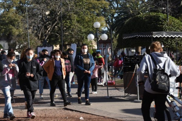 Este fin de semana volvió Plaza Feria a la presencialidad