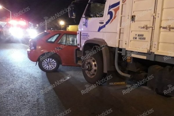 Ruta 34: Automovilista herido tras ser impactado por un camión