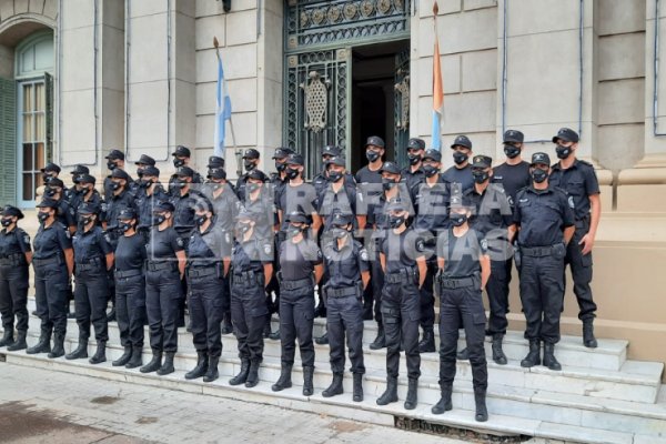 Asumieron los 38 nuevos policías en la Unidad Regional V