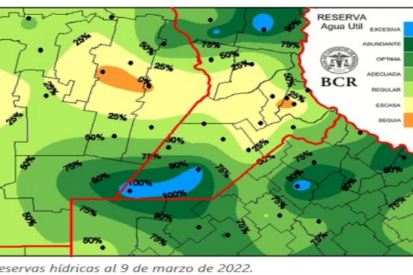 En febrero se cortó el período seco