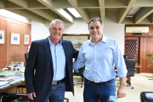 El Intendente recibió a Gustavo Alfaro