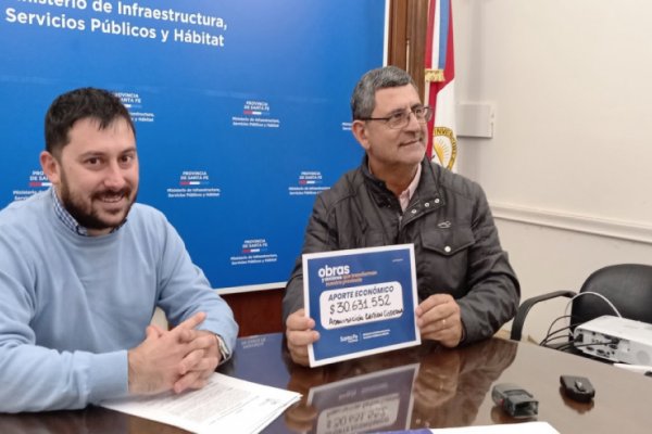 Entregaron más de 67 millones de pesos para obras de saneamiento en Tostado