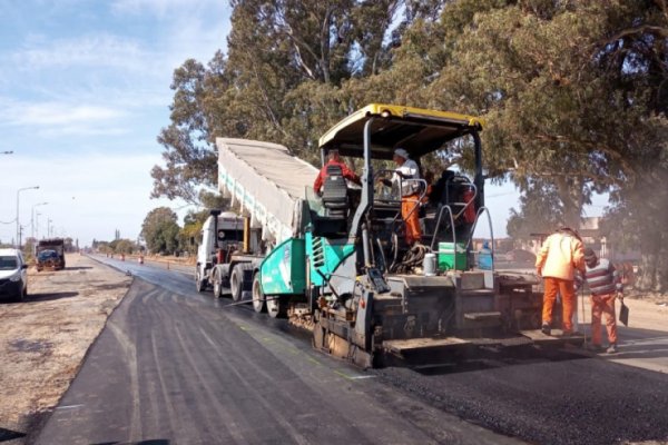 Repavimentación de la Ruta 70: Ejecutan el último tramo de la obra