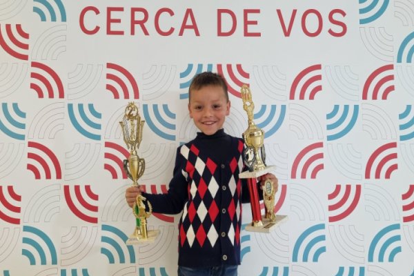 Benicio, el nene de 7 años que es campeón en Ajedrez