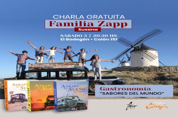 La Familia Zapp dará una charla gratuita en Susana