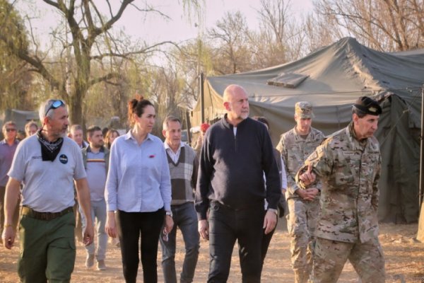 Incendios: Por pedido del Gobernador Perotti vuelve el Ejército Argentino al Comando de Alvear