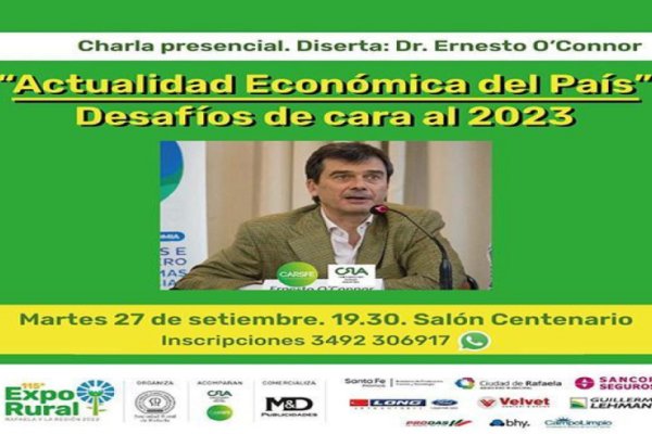 Destacada ponencia en el ciclo de charlas de la Expo Rural 2022