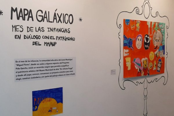 La pantalla de las infancias ya tiene sus intervenciones inspiradas en obras del patrimonio del Museo