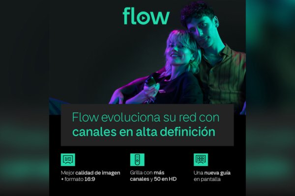 Flow continúa evolucionando su red clásica en Rafaela con nuevos canales en alta definición