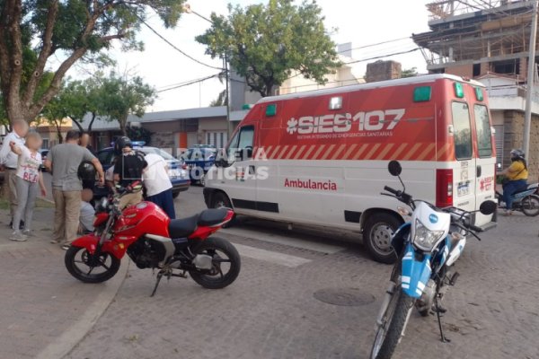 Motocicletas y camionetas partícipes de accidentes en el mediodía de este viernes