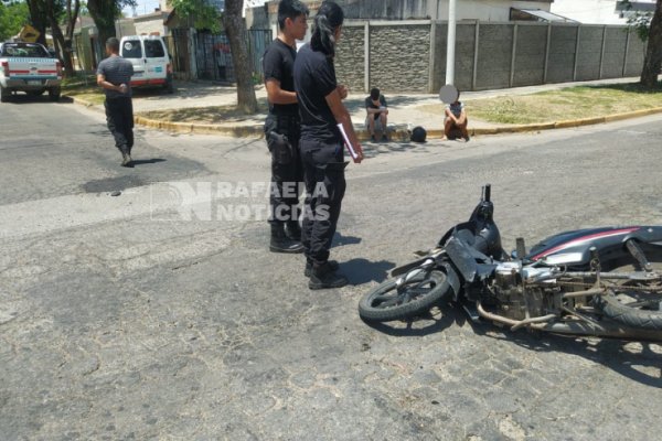 Mediodía accidentado en Rafaela