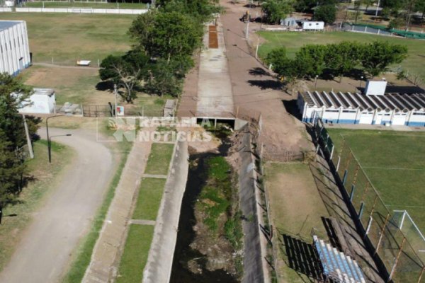 Está terminado el entubado del Canal Sur en la zona de Ben Hur