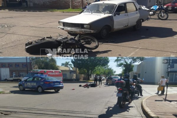 Dos accidentes de tránsito en tres minutos