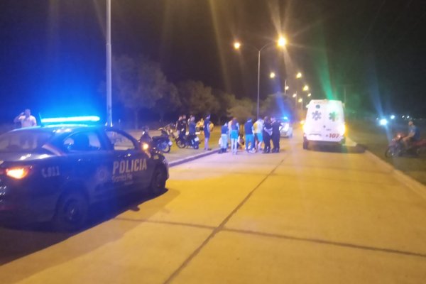 Fuertes accidentes con motociclistas lesionados