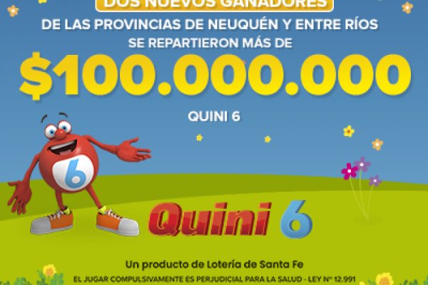 ¡Dos apostadores se repartieron más de $100 millones en el Quini 6!