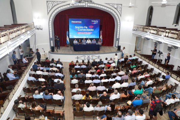 Santa Fe + Conectada: "Es un ejemplo de garantía de derechos"