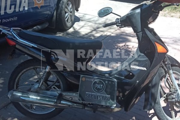 Circulaba por las calles con una motocicleta con pedido de secuestro