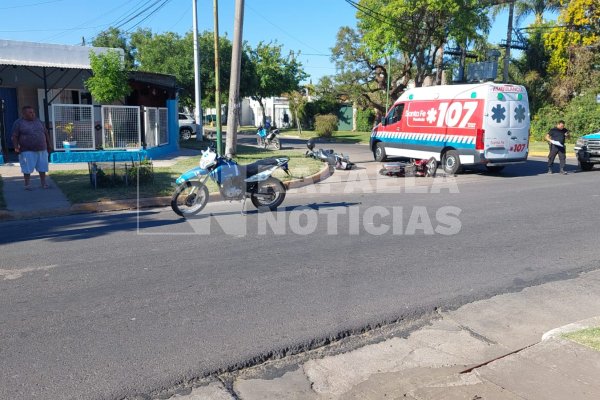 Lesionados producto de una colisión