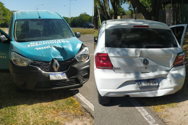 Dos automóviles protagonizaron un accidente de tránsito