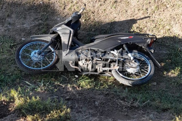 Agentes de la GUR hallaron una moto en estado de abandono