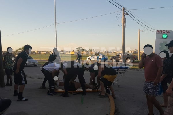 Tres personas fueron hospitalizadas tras un accidente en el noreste de la ciudad