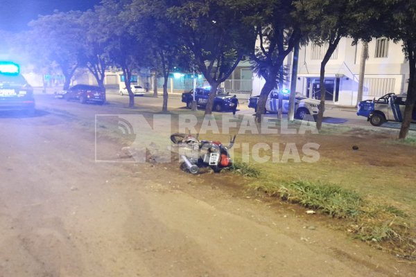 Accidentes de tránsito: Dos motociclistas lesionados, uno de ellos inconsciente